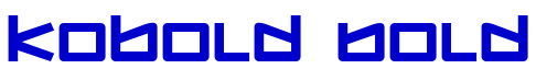 Kobold Bold шрифт